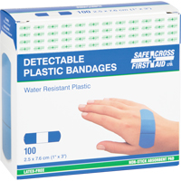 Bandages, Rectangulaire/carr&eacute;e, 3", Plastique d&eacute;tectable, St&eacute;rile Advanced Consulting and Training Ltd.