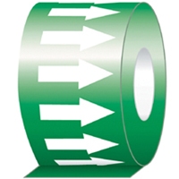 Rubans de fl&eacute;ches de direction de l'&eacute;coulement, 108', Blanc/vert Advanced Consulting and Training Ltd.
