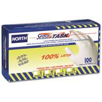 Gants jetables Sensi-Task, Grand, Latex, 5 mils, Sans poudre, Blanc Advanced Consulting and Training Ltd.