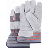 Split Back Premium Quality Fitters Gloves, Medium, Split Cowhide Palm, Cotton Inner Lining Advanced Consulting and Training Ltd.