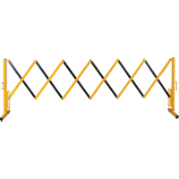 Barri&egrave;re extensible, 37" h x 11' lo, Noir/Jaune Advanced Consulting and Training Ltd.