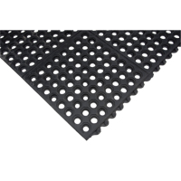 Anti-Fatigue Link Matting, Honeycomb, 3' x 3' x 1/2", Black, Natural Rubber Advanced Consulting and Training Ltd.