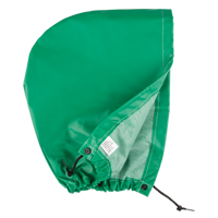 AcidBasicTM Chemical & Acid Resistant Rain Hood, One Size, Green, Polyester Advanced Consulting and Training Ltd.