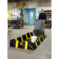 Bermes de confinement avec supports int&eacute;rieurs de parois QuickBerm , Capacit&eacute; 235 gal. US, 4' la x 8' lo x 12" h, Support &agrave; encliqueter Advanced Consulting and Training Ltd.