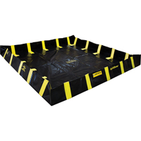 Bermes de confinement avec supports int&eacute;rieurs de parois QuickBerm , Capacit&eacute; 745 gal. US, 10' la x 10' lo x 12" h, Support &agrave; encliqueter Advanced Consulting and Training Ltd.