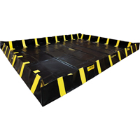 Bermes de confinement avec supports int&eacute;rieurs de parois QuickBerm , Capacit&eacute; 1435 gal. US, 12' la x 16' lo x 12" h, Support &agrave; encliqueter Advanced Consulting and Training Ltd.