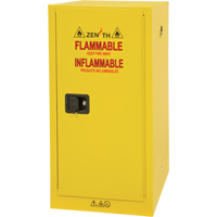 Armoire pour produits inflammables, 16 gal., 1 Porte(s), 23" La x 44" h x 18" p Advanced Consulting and Training Ltd.