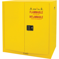Armoire pour produits inflammables, 30 gal., 2 Porte(s), 43" La x 44" h x 18" p Advanced Consulting and Training Ltd.
