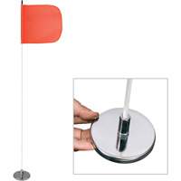 Safety Whip&reg; Light-Duty Whips, Magnet Mount, 5' High, Orange Advanced Consulting and Training Ltd.