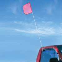 Safety Whip&reg; Light-Duty Whips, Window Mount, 5' High, Orange Advanced Consulting and Training Ltd.