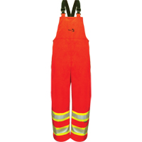 Hi-Vis FR/PU Safety Rain Bib Pants, 4X-Large, Orange Advanced Consulting and Training Ltd.