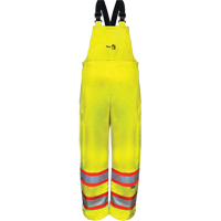 Hi-Vis FR/PU Safety Rain Bib Pants, 4X-Large Advanced Consulting and Training Ltd.