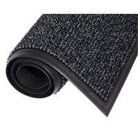 Astro-Plus Mat, Polyethylene, Scraper Type, Textured Pattern, 3-3/10' x 4', Charcoal Advanced Consulting and Training Ltd.