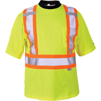 T-shirt de s&eacute;curit&eacute;, Polyester, Moyen, Jaune lime haute visibilit&eacute; Advanced Consulting and Training Ltd.