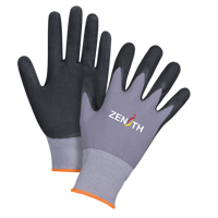 ZX-1 Premium Touchscreen Compatible Gloves, 7/Small, Nitrile/Foam Nitrile Coating, 15 Gauge, Nylon Shell Advanced Consulting and Training Ltd.