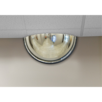 Miroir en d&ocirc;me 180°, Demi-d&ocirc;me, Dessus ferm&eacute;, Diam&egrave;tre 18" Advanced Consulting and Training Ltd.