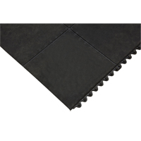 Anti-Fatigue Matting, Smooth, 3' x 3' x 1/2", Black, Natural Rubber Advanced Consulting and Training Ltd.