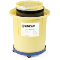 Poly-Collector 66 with Steel Drum, 32.5" dia. x 42" H, 70 US gal. Spill Cap. Advanced Consulting and Training Ltd.