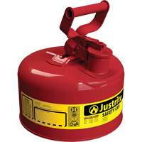 Bidons s&eacute;curitaires, Type I, Acier, 1 gal. US, Rouge, Homologu&eacute; FM/List&eacute; UL/ULC Advanced Consulting and Training Ltd.