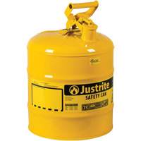 Safety Cans, Type I, Steel, 5 US gal., Yellow, FM Approved/UL/ULC Listed Advanced Consulting and Training Ltd.