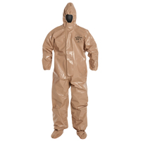 Tychem&reg; 5000 Protective Hooded Coveralls, Small, Brown Advanced Consulting and Training Ltd.