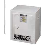 Armoires solides en poly&eacute;thyl&egrave;ne pour acides, 6 x 0,66043 gal., 17" x 22" x 17" Advanced Consulting and Training Ltd.
