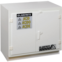 Armoires solides en poly&eacute;thyl&egrave;ne pour acides, 6 x 0,66043 gal., 36" x 35,75" x 21,75" Advanced Consulting and Training Ltd.