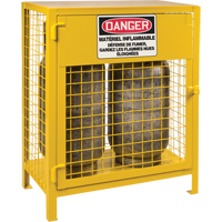 Armoires pour cylindres &agrave; gaz, nbre de bouteilles: 2, 30" , 17" , 37" , Jaune Advanced Consulting and Training Ltd.