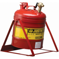 Laboratory Safety Can with Faucet, Type I, Steel, 5 US gal., Red, FM Approved Advanced Consulting and Training Ltd.