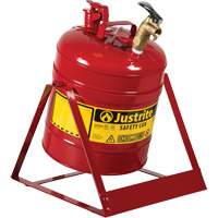 Laboratory Safety Can with Faucet, Type I, Steel, 5 US gal., Red, FM Approved Advanced Consulting and Training Ltd.