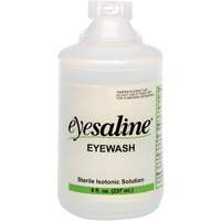 Saline Eyewash Bottles, Full Bottle, 8 oz. Advanced Consulting and Training Ltd.
