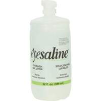 Saline Eyewash Bottles, Full Bottle, 32 oz. Advanced Consulting and Training Ltd.
