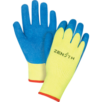 High Visibility Coated Gloves, 8/Medium, Rubber Latex Coating, 7 Gauge, Terry Shell Advanced Consulting and Training Ltd.