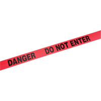 Standard Barricade Tape, English, 3" W x 1000' L, 2 mils, Red Advanced Consulting and Training Ltd.