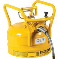 D.O.T. AccuFlow Safety Cans, Type II, Steel, 2.5 US gal., Yellow, FM Approved Advanced Consulting and Training Ltd.