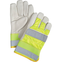 Yellow High-Visibility Superior Warmth Fitters Gloves, Large, Grain Cowhide Palm, Thinsulate Inner Lining Advanced Consulting and Training Ltd.
