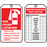 Inspection Tags, Plastic, 3-1/8" W x 5-7/8" H, French Advanced Consulting and Training Ltd.