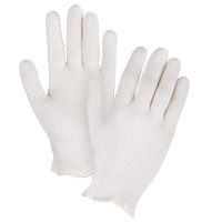 Gants d'inspection de poids moyen, Poly/coton, Poignet &agrave; ourlet, Dames Advanced Consulting and Training Ltd.