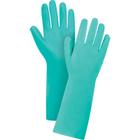 Gants de premi&egrave;re qualit&eacute; &agrave; prise en losange r&eacute;sistants aux produits chimiques, Taille Moyen/8, 15" lo, Nitrile, 22 mils Advanced Consulting and Training Ltd.