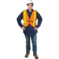 Veste de s&eacute;curit&eacute; d'usage standard, Orange haute visibilit&eacute;, Moyen, Polyester Advanced Consulting and Training Ltd.