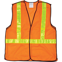 Veste de s&eacute;curit&eacute; pour la circulation d&eacute;tachable en cinq points, Orange haute visibilit&eacute;, Moyen, Polyester Advanced Consulting and Training Ltd.
