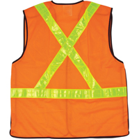 Veste de s&eacute;curit&eacute; pour la circulation d&eacute;tachable en cinq points, Orange haute visibilit&eacute;, Moyen, Polyester Advanced Consulting and Training Ltd.