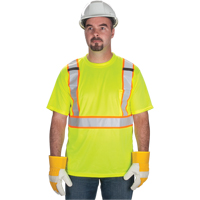 T-shirt conforme &agrave; la CSA, Polyester, Moyen, Jaune lime haute visibilit&eacute; Advanced Consulting and Training Ltd.