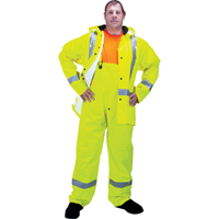 RZ900 Premium Traffic Rain Suit, Polyester/PVC, Medium, Lime-Yellow Advanced Consulting and Training Ltd.