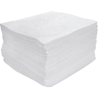 Feuilles absorbantes souffl&eacute;es de premi&egrave;re qualit&eacute;, Huile seulement, 15" x 17", 25 gal. d'absorption Advanced Consulting and Training Ltd.