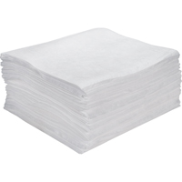 Feuilles absorbantes souffl&eacute;es de premi&egrave;re qualit&eacute;, Huile seulement, 15" x 18", 15 gal. d'absorption Advanced Consulting and Training Ltd.