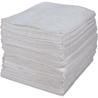 Feuilles absorbantes li&eacute;es de premi&egrave;re qualit&eacute;, Huile seulement, 15" x 17", 30 gal. d'absorption Advanced Consulting and Training Ltd.