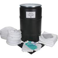 Trousse de lutte contre les d&eacute;versements de premi&egrave;re qualit&eacute;, Huile seulement, Baril, Absorbance de 55 gal. US Advanced Consulting and Training Ltd.