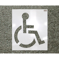 Pochoirs pour parc de stationnement, Pictogramme, 39" Advanced Consulting and Training Ltd.