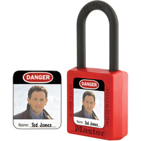 Zenex Thermoplastic Photo Padlock Identification Labels Advanced Consulting and Training Ltd.